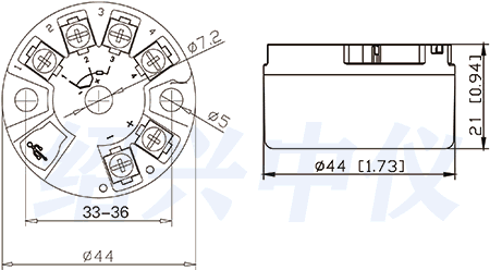 一體化溫度變送器尺寸